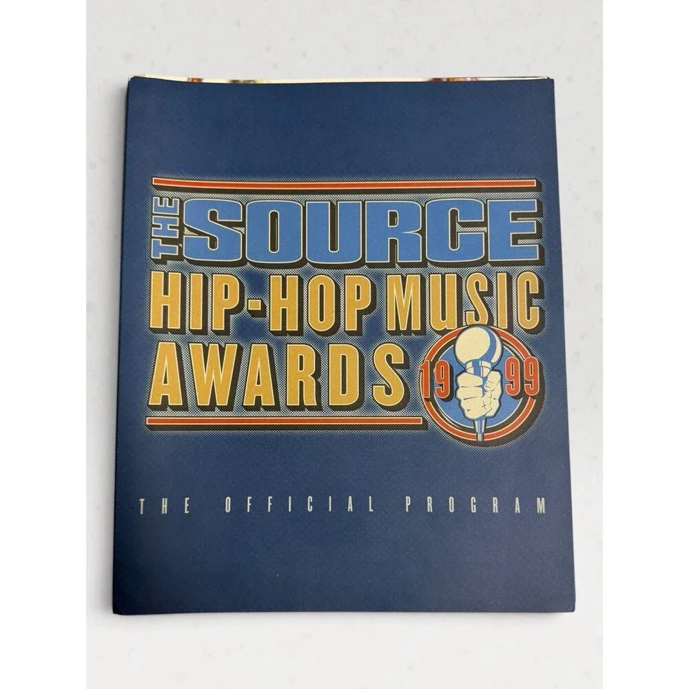 THE SOURCE 1999 HIP HOP AWARDS OFFICIAL SHOW PROGRAM - IMPOSSIBLE TO FIND